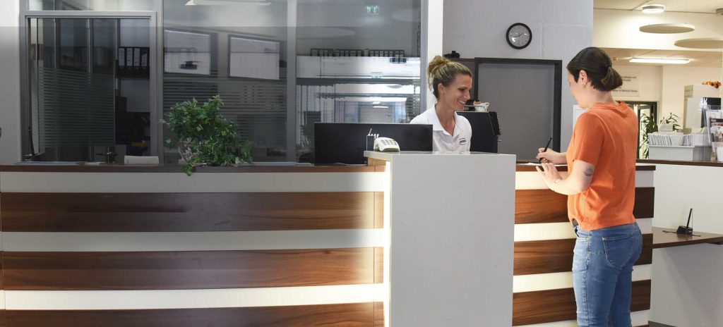 Ortema Therapie Anmeldebereich