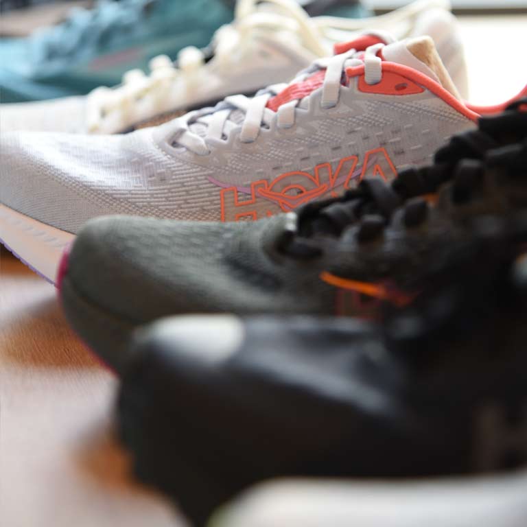 Sortiment an Sportschuhen